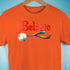 Believe LGBTQ Gilbert Baker Pride Jingle Bell Premium Unisex T-Shirt - Orange